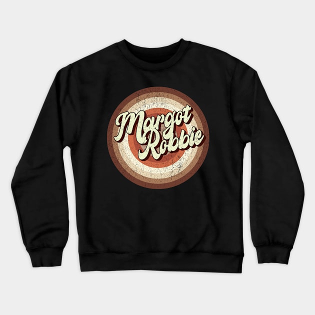 Vintage brown exclusive - margot robbie Crewneck Sweatshirt by roeonybgm